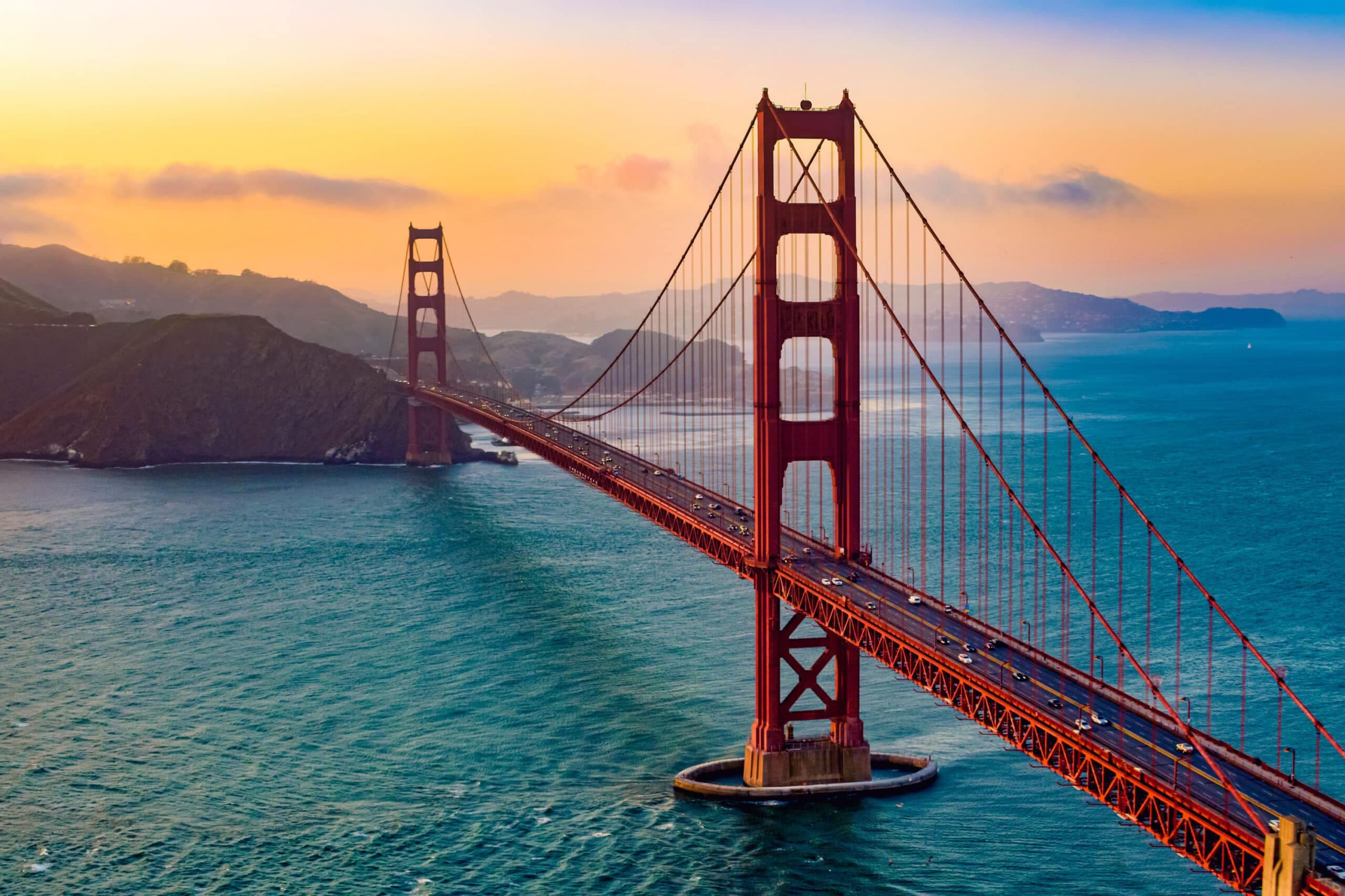 Golden Gate Bridge in San Francisco CA